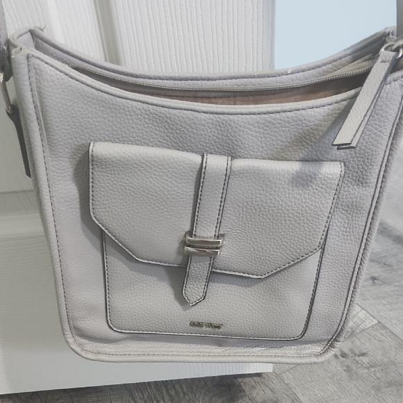 Nine West Light Gray Crossbody Bag - Picture 1 of 2
